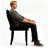 Linen Upholstered Dining Chairs with Curved High Back and Solid Wood Legs-1540862362-1540862375