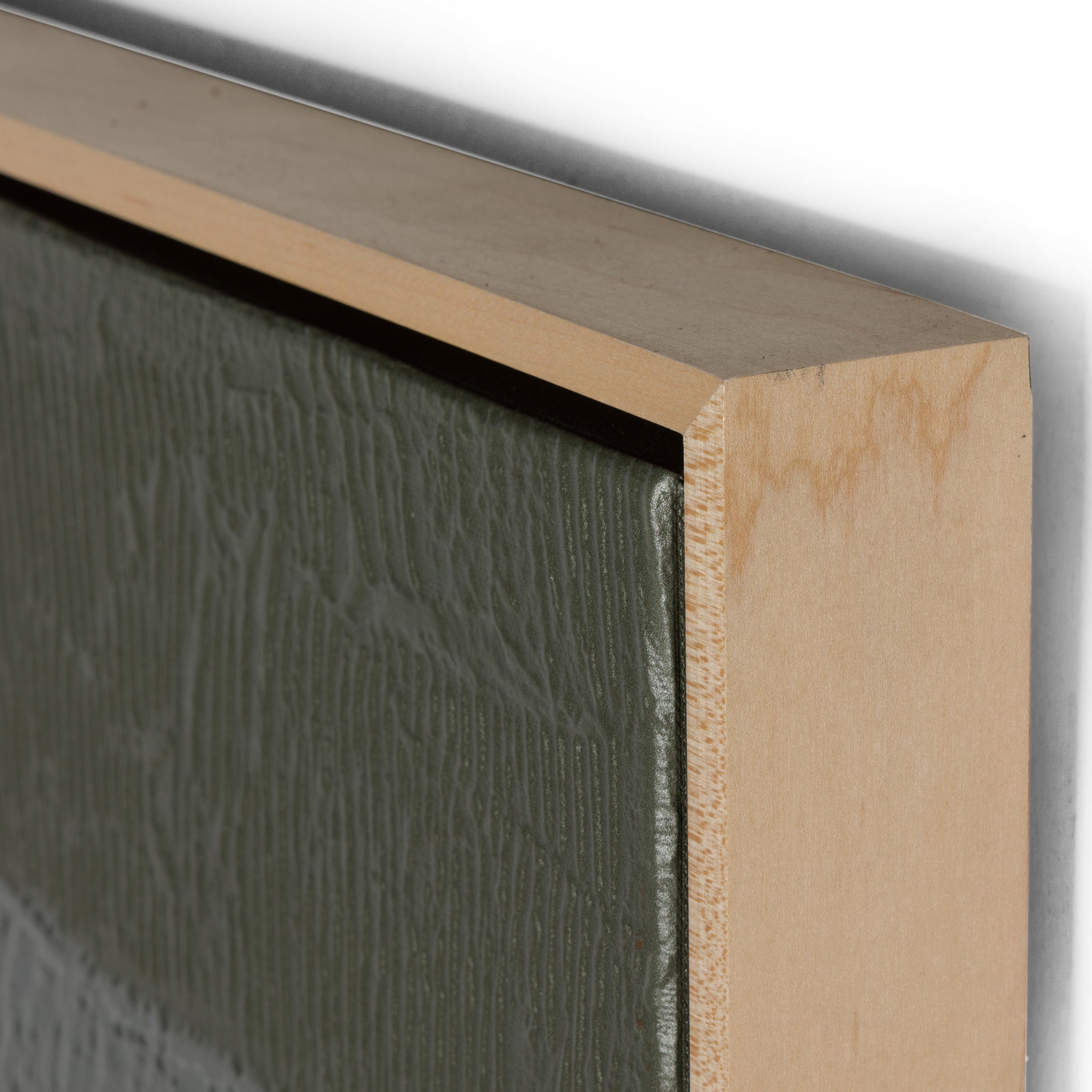 Free Form Lines II Olive by The Holly Collective, 60" H x 40" W