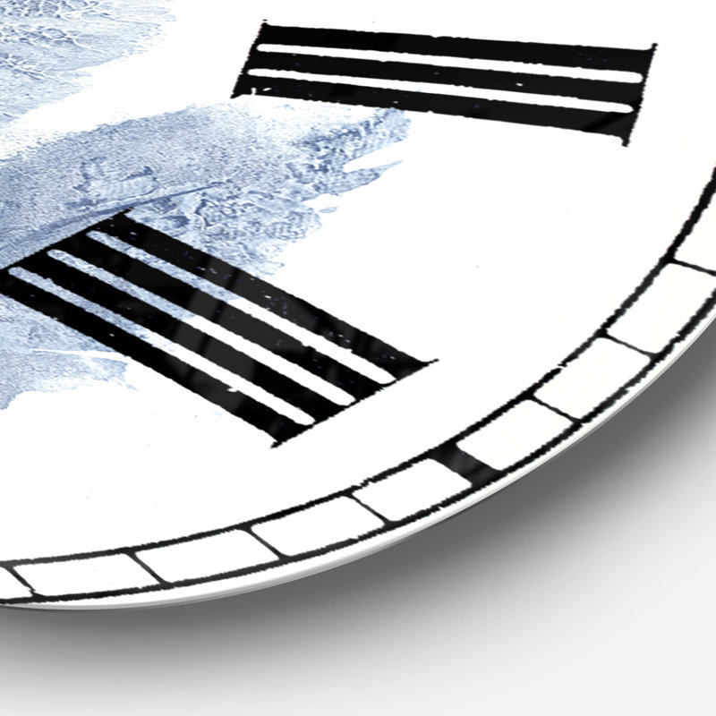 Swigart Simple Forest I - Horloge murale, Moyen, Bleu