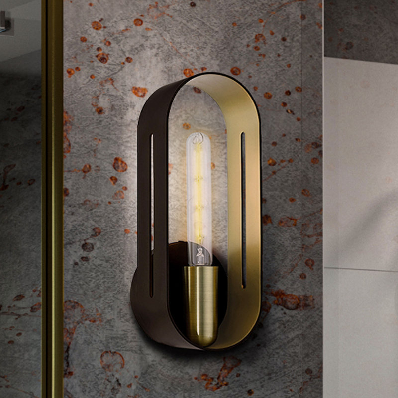 Ahmadou Flush Mounted Sconce, Bronze
