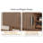 Stylish TV Stand For Tvs With 2 Cabinets & Shelves-275024655-275024653