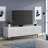 70" TV Stand for TVs up to 75" with Fluted Doors, Storage & Cable Management — White Mid-Century Modern Media Console for Living Room | Whitman-1077748233-1109243816