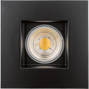 Éclairage encastré 4 po à chicane carrée 15 W 1100 lumens 27k