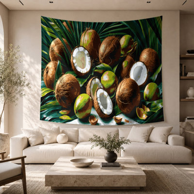 Tapisserie murale «Fruit Coconut»