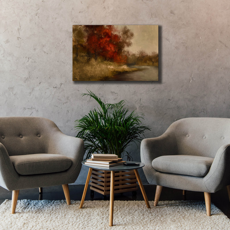 Art mural épique «Whispers Of Fall» par Ashley Bradley, H 26 po x l 40 po