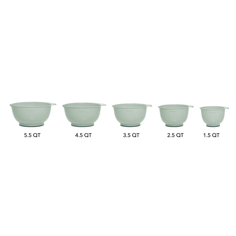 KitchenAid® Classic 5-Piece Mixing Bowl Set, Pistachio