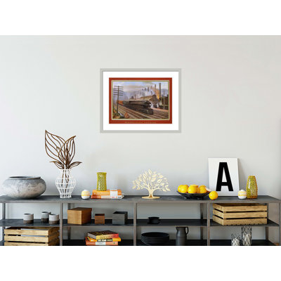 Pennsylvania Railroad the Steel King by Grif Teller -Framed Giclee Print