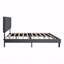 Grand lit plateforme tapissier grand capitonné-906504239