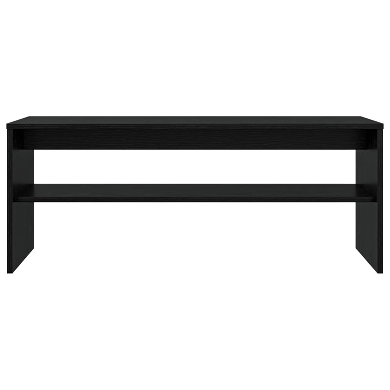 Unfinished TV Stand, 40cm H x 100cm L x 35cm W, Black Oak