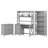 Veda Piece Writing Desk Office Set-63353601