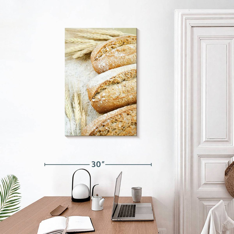 Yarlin Three Wheat Loaves, 30" H x 20" W