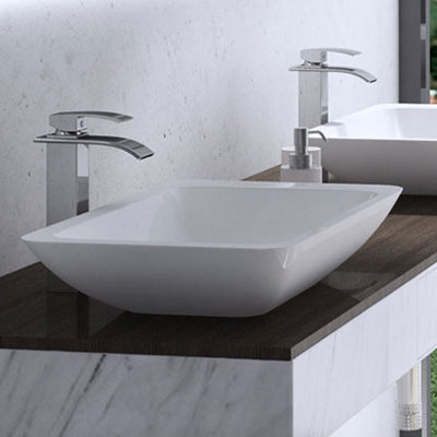 Durovin Bathrooms Natural Engineered Stone Rectangular Sink