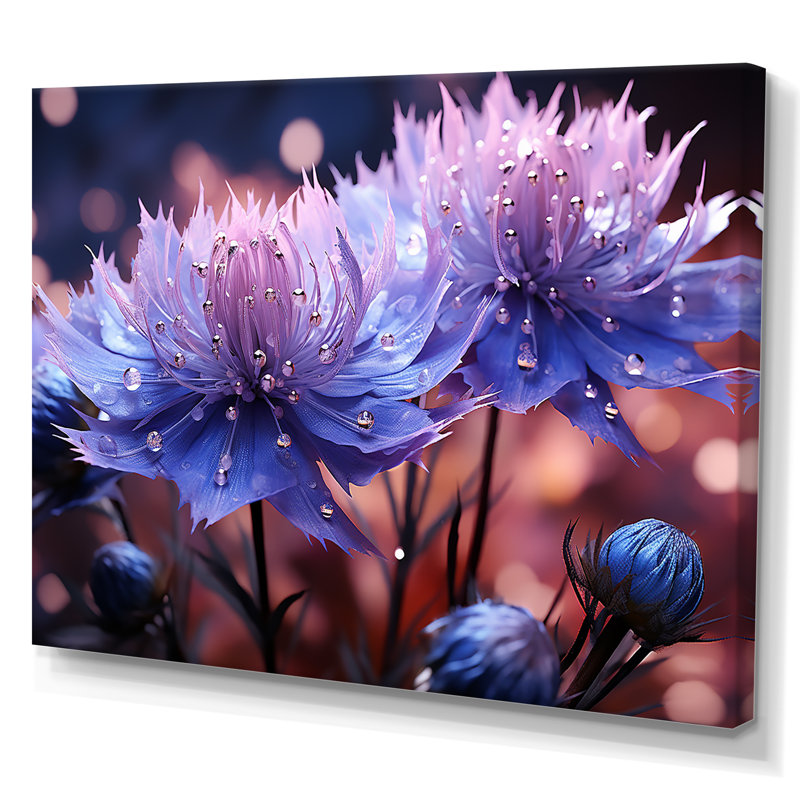«Dreamy Mauve», impression d'art mural, Toile tendue, H 34 po x l 44 po