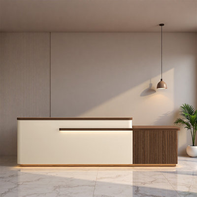 Bureau de service simple et moderne - Polyvalent et polyvalent pour le salon de thé Mall Mall