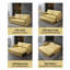 Causeuse-causeuse 100% polyester jaune-110944189