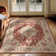Summit Red Beige Medallion Oriental Area Rug
