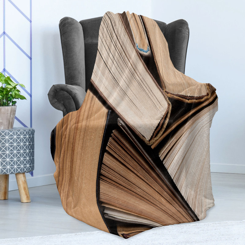 Hand Woven Throw Blanket, 50" W x 70" L