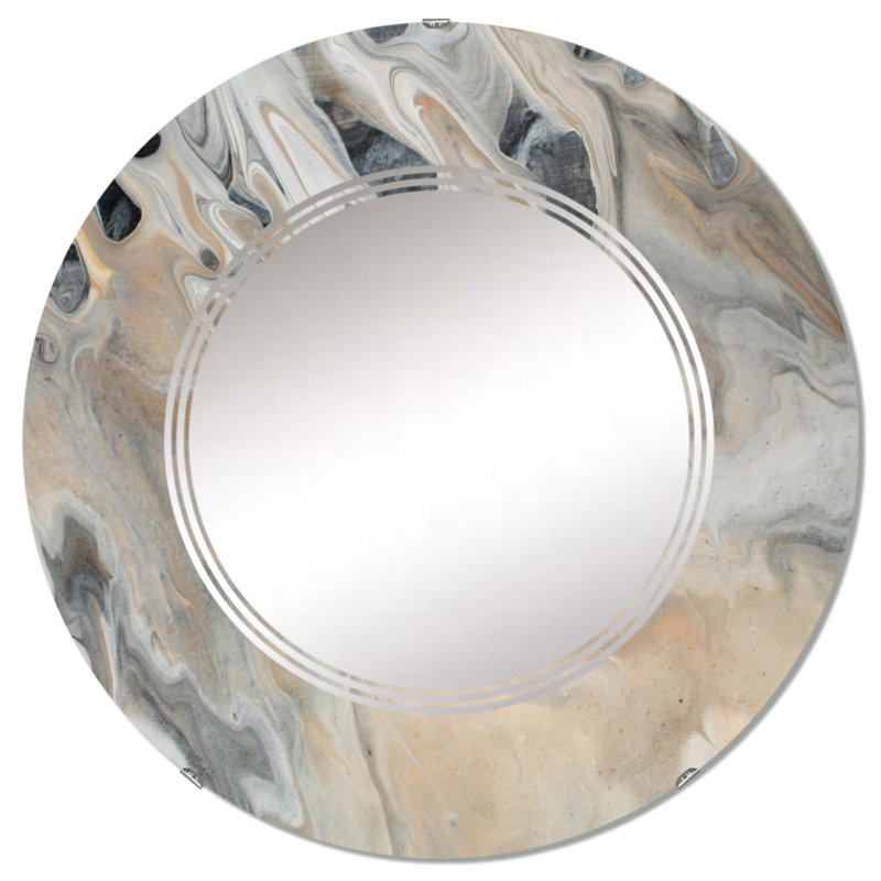 Circle Mirror, 24" x 24"