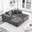 Canapé modulaire en velours côtelé 106 "Boneless-1570003516