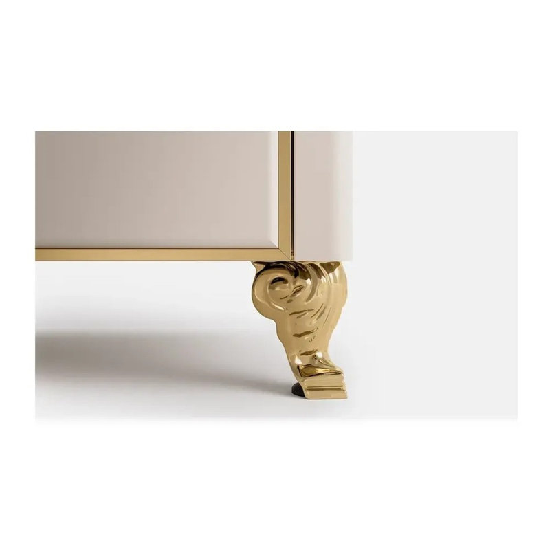 ILVE Scroll Claw Leg (1-Piece)(Burnished), Brass