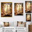 «Christmas Winter Window View I - Winter Landscape», impressions sur toile-931749056-931749063
