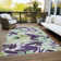Machine Washable Indoor/Outdoor Claudian ACN1485 Purple Rug