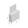 Commode double 9 tiroirs avec miroir Ridam