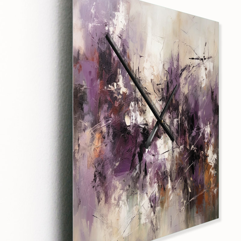 Jakelyne - Horloge murale moderne Mid-Century, H 28 po x l 12 po x P 1 po