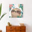 Bashful Sloth - Wrapped Canvas Painting-460622070