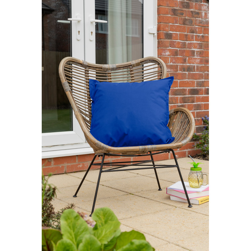 Indoor / Outdoor Square Cushion Pad, Blue, Square 60cm