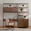 Trey Modular Bookcase Wall Desk-837037520