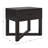 Arcadia Wood Finish X-Base End Table With Drawer Storage-814178385