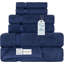 Ensemble de serviettes en coton turc Balsamo - 6 serviettes à séchage rapide, articles de bain ultra doux et absorbants, 2 serviettes de bain, 2 serviettes à main et 2 débarbouillettes-1150947402