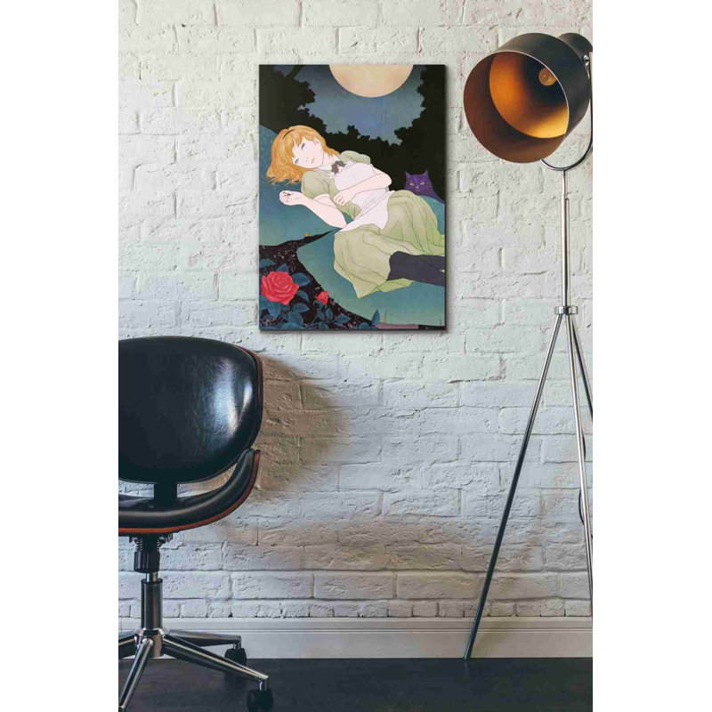 'Moonlight' by Sai Tamiya, Canvas Wall Art, 26" H x 18" W x 1.25" D