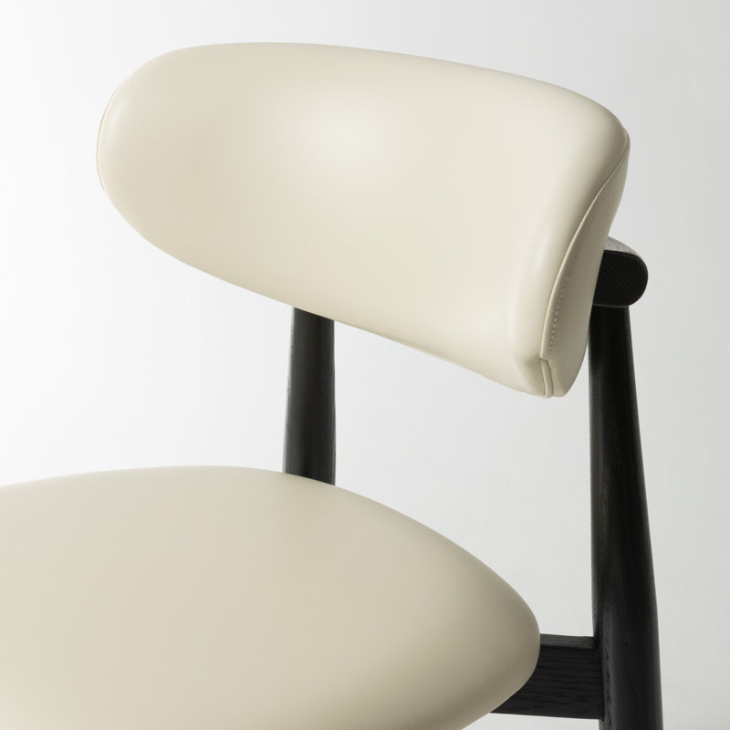 Chaise en chêne massif, Noir