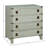 Tawania 4-Drawer Oak Chest, Distressed Off-White