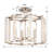Hillegierd 4 - Light 16" Chandelier Style Geometric Semi Flush Mount