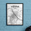 Vienna City Map - No Frame Print-1068365340