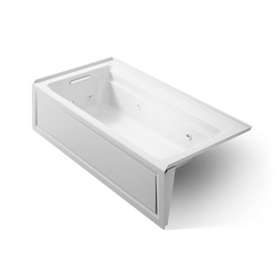 Archer 72" x 36" Tile In Whirpool Acrylic Bathtub