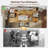 Electric Height Adjustable Desk with Storage Shelf,Standing Desk with 3 Drawers for Home Office-1213929992-1213929996