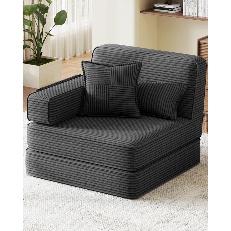 Upholstered Accent Chair, Grey