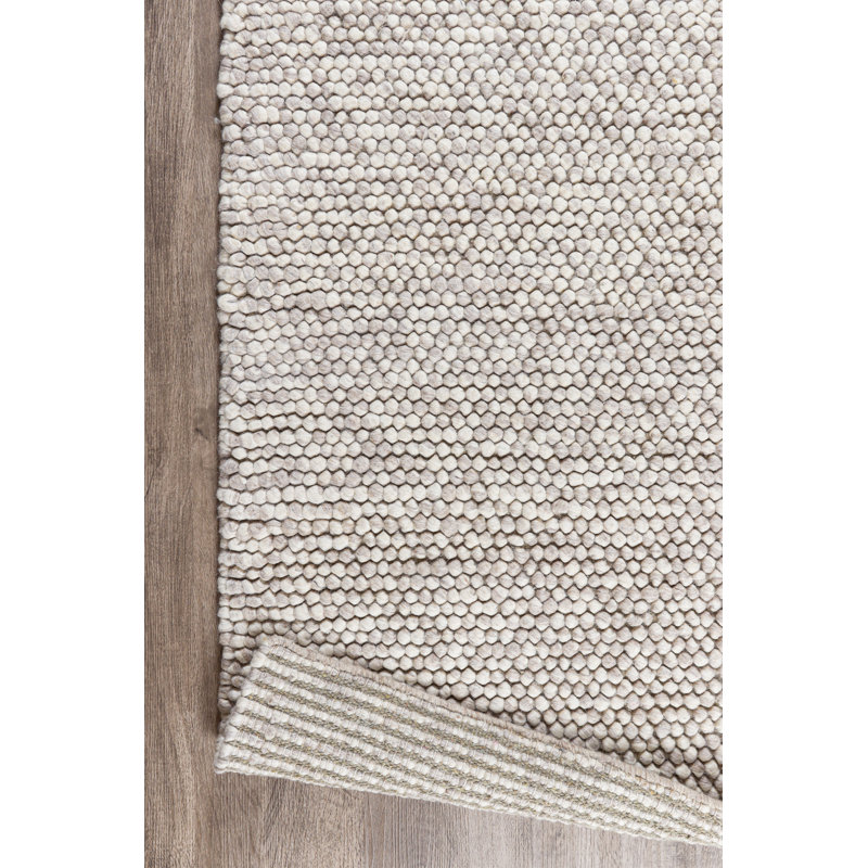 Lakecha Wool Hand Woven Dhurrie Area Rug, Rectangle 200 x 290cm