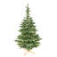 Arbre de Noël 8 pi avec 500 lumières blanc chaud, 1307 pointes pe +, base en bois rustique pour décorations d'intérieur festives, lumières artificielles, branches réalistes, support unique, fêtes