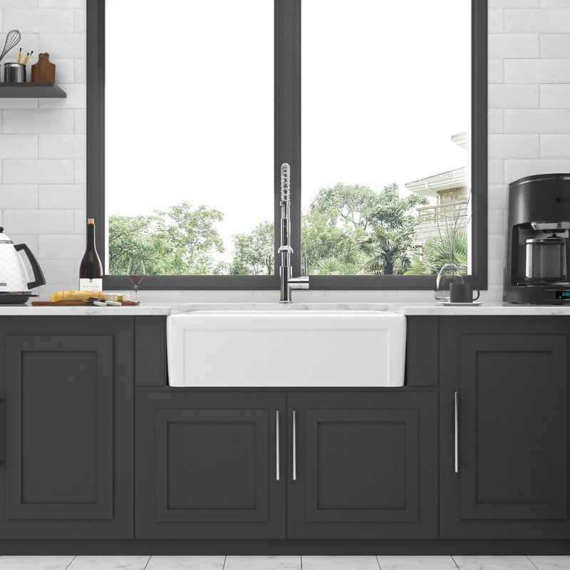 Reversible Ceramic Farmhouse Sink - Versatile Design