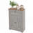 Farmhouse Barn Door Accent Cabinet, Kitchen Sideboard Storage Cabinet With Double Doors, Drawer, And Adjustable Shelf For Bedroom, Living Room-1141875204