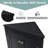  Triangle Bathroom Storage Cabinet with Adjustable Shelves Freestanding Floor Unit for Home or Kitchen, Black-1921109880