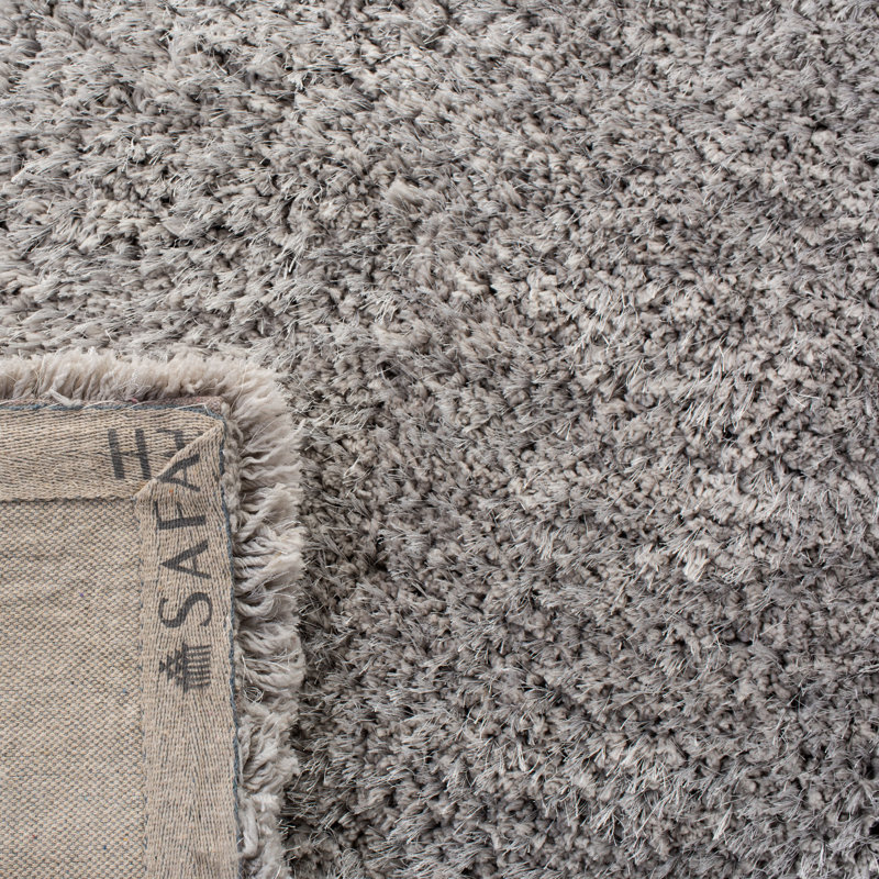 Tapis argenté à poils longs Franklynn, Rectangle 8 pi x 10 pi