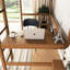 Lit mezzanine simple avec bureau et rembourrage moelleux - aspect luxueux et élégant