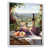 White Floater Framed