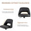 Swivel Upholstered Bar Stool-1537500504